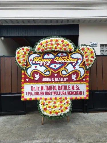 Papan Bunga Pernikahan sawah besar