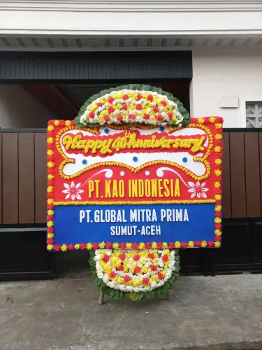Papan Bunga Opening sawah besar