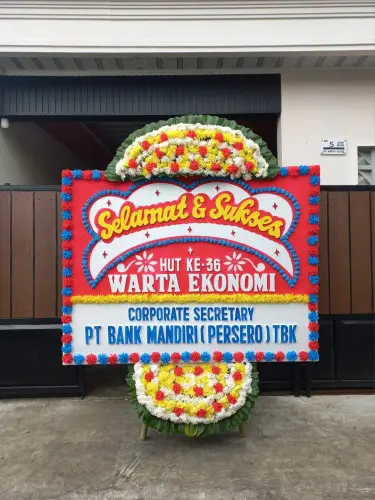 Papan Bunga Opening sawah besar