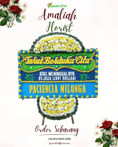 Papan Bunga Duka sawah besar