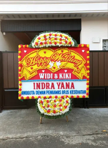 Papan Bunga Pernikahan sawah besar